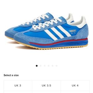 Adidas Samba SL 72 RS “Blue & Core White & Better Scarlet”